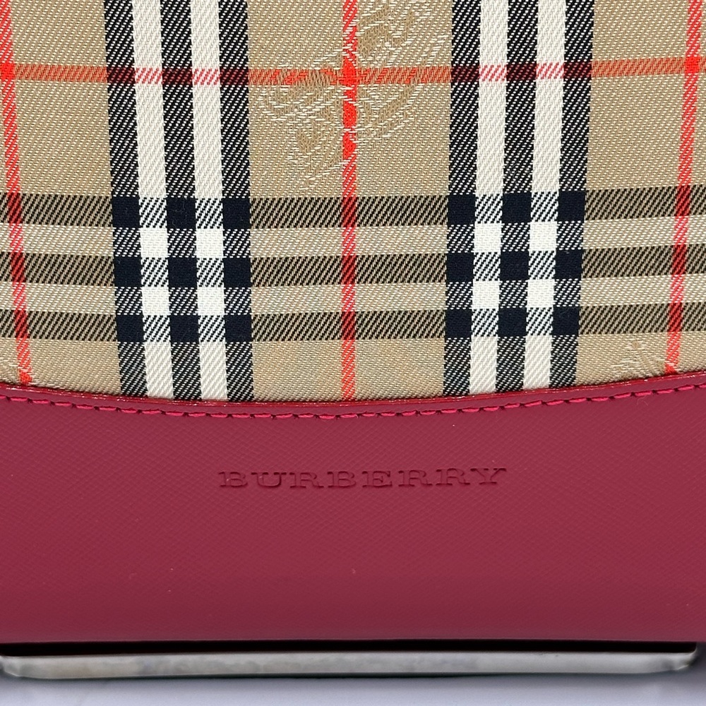 Authentic Burberry Nova Checkered Tote Shoulder Bag - Picture 6 of 10